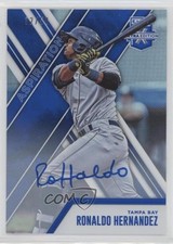 2017 Elite Extra Edition Aspirations Blue 32/50 Ronaldo Hernandez #91 Auto f0v