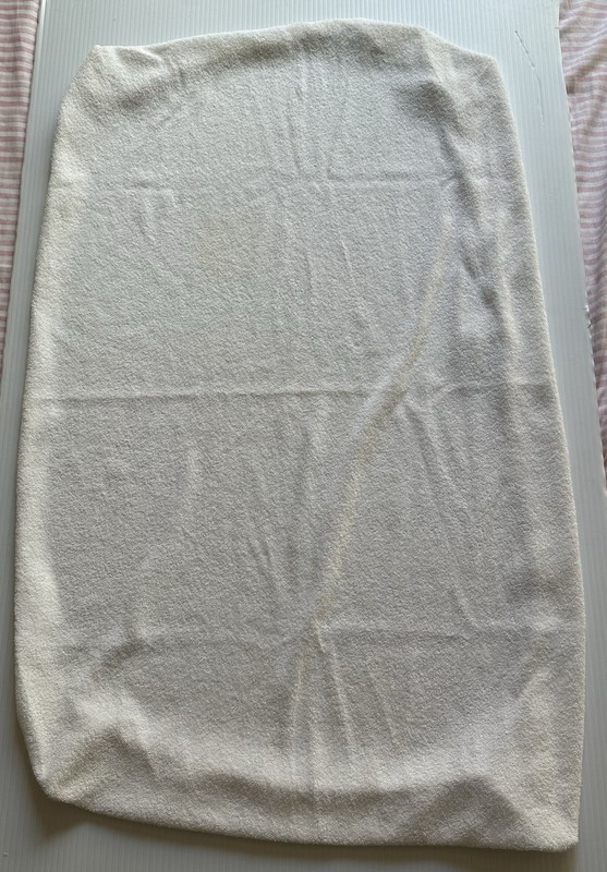 Lambs & Ivy Changing Pad Cover White 23”x35" Vintage ￼