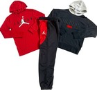 BOYS SIZE LARGE NIKE JORDAN TOPS, HOODIES & JOGGERS BACK TO SCHOOL CLOTHING LOT — photo 7