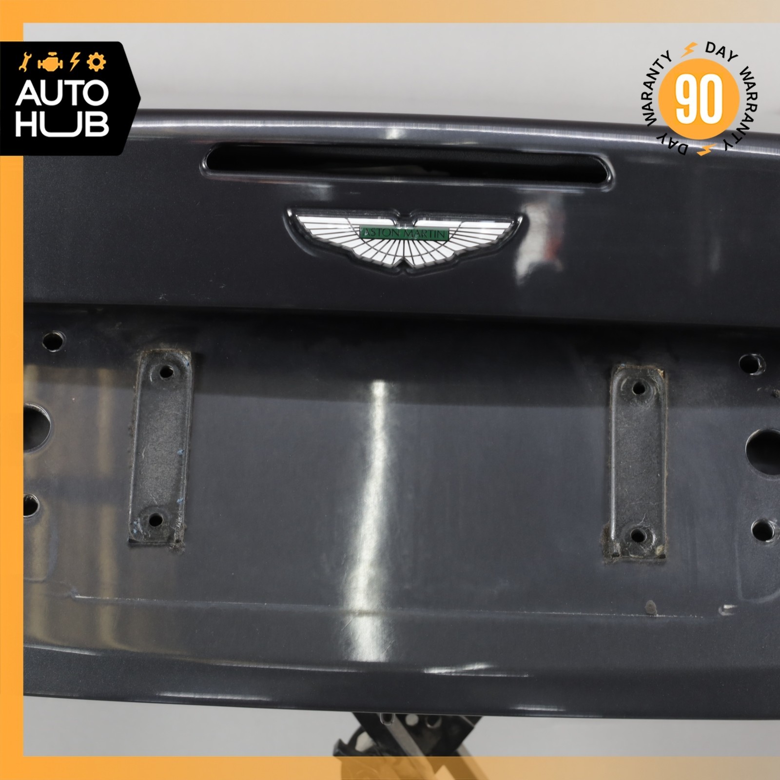 05-12 Aston Martin DB9 Volante Trunk Lid Panel Assembly Meteorite Silver OEM 34k