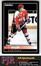 Kevin Miller 1992-93 Pinnacle #313 Washington Capitals
