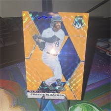 Mosaic Charlie Blackmon #19 Reactive Orange Mosaic Prizm Colorado Rockies 11/25