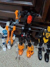 Lot Of 3 LEGO BIONICLE 90661, 2183, 7164 Hero Incomplete 