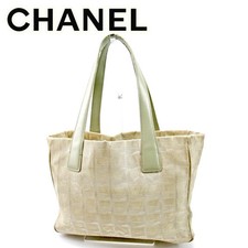 CHANEL New Travel Line Tote PM Beige A20457 Authentic Pre-Owned Shoulder Bag
