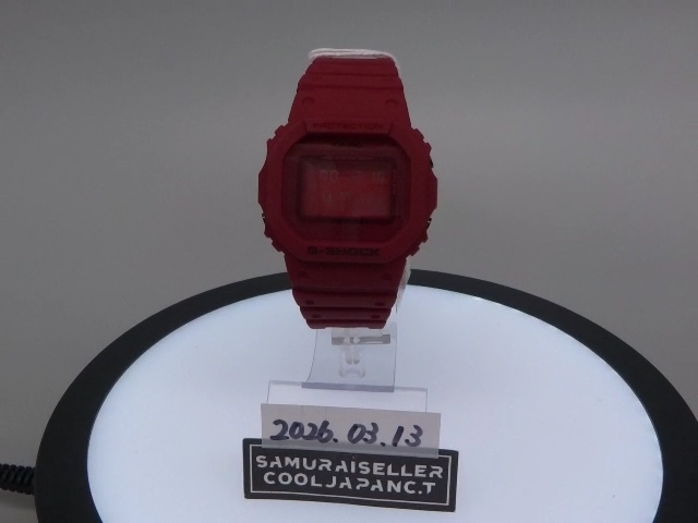 CASIO G-SHOCK Watch DW-5635C-4JR 35th ANNIVERSARY LIMITED RED OUT