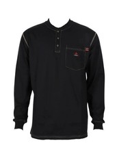 Forge FR Work Shirt Mens L/S Flame Resistant Henley MFRCSHNLY-LW