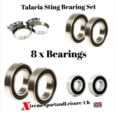 8 x TALARIA STING LAGERSATZ STEUERSATZ SCHWINGE VORNE-HINTERRÄDER ALLE MODELLE