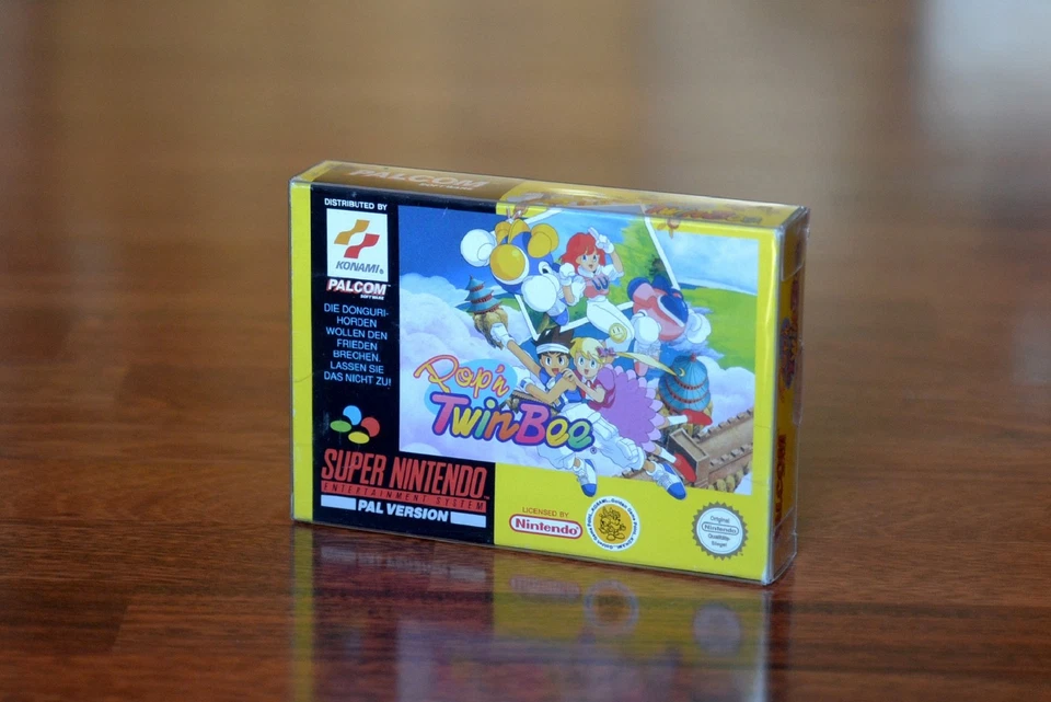 POP'N TWINBEE (CIB) SNES Super Nintendo PAL Ver. gebraucht, gut - Bild 1 von 2
