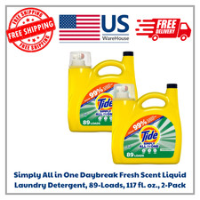 2-Pack Daybreak Fresh Scent Liquid Laundry Detergent, 89-Loads, 117 fl. oz. 0.10 per gallon