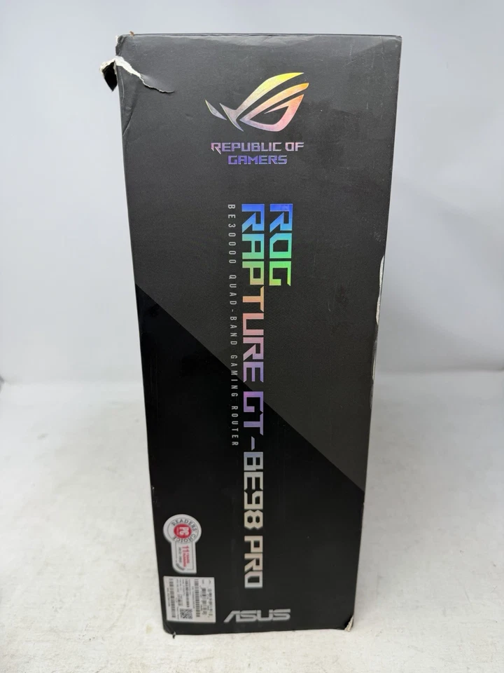ASUS ROG Rapture GT-BE98 Pro BE30000 Quad-Band WiFi 7 Gaming Router - Image 2 of 4