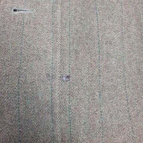 Barbour Derby Tweed Wool Coat Mens Vintage 90s Green Jacket Size C44 /112CM XL - Picture 5 of 16
