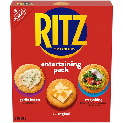Crackers Entertaining Variety Pack with Original, Everything, and Garlic Butter 