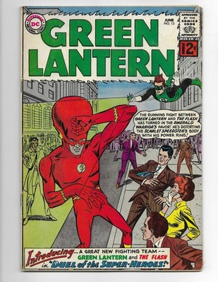 Green Lantern 13 1962 DC Comics VG 4.0 Flash Carol Ferris Tom Kalmaku