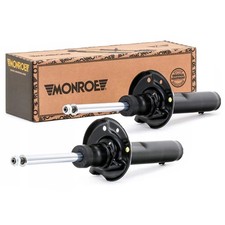 FOR VW GOLF MK5 GTI 2003-2009 2 X FRONT SHOCK ABSORBERS MONROE SHOCKS 55MM PAIR