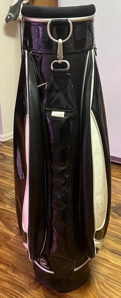 Сумка для гольфкара Callaway черная/белая искусственная кожа 3 разделителя женская - Изображение 3 из 4