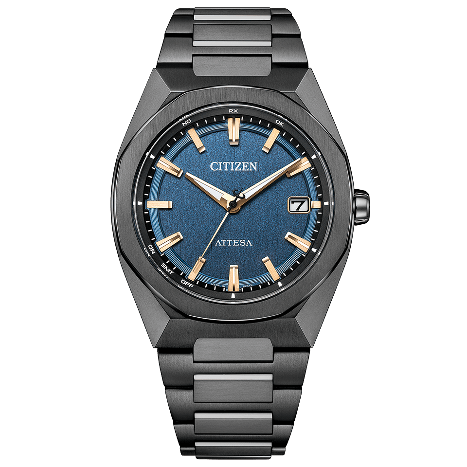 CITIZEN ATTESA CB3045-61L Black Titanium Eco-Drive Multiband 6