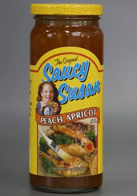 SAUCY SUSAN Sauce Peach Original, 19 oz - Pack of 1 (EXPIRATION: 08/10/2027)