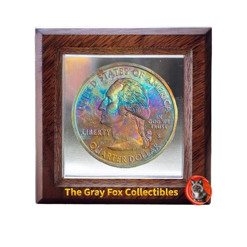 MONSTER TONES CHOICE GEM ++ 2004 “S” Louisiana Silver Quarter Uncirculated