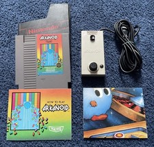 Arkanoid Game Bundle w/ Taito Controller Remote & Manuals (Nintendo NES, 1987)
