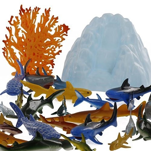 Ocean Animals Figures 20 Pack Realistic Sea Creature Toys Animals