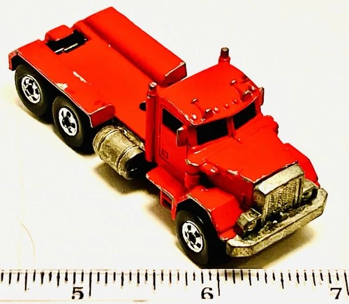 Vintage Hot Wheels 1979 Peterbilt Cement Mixer Concrete Truck Red
