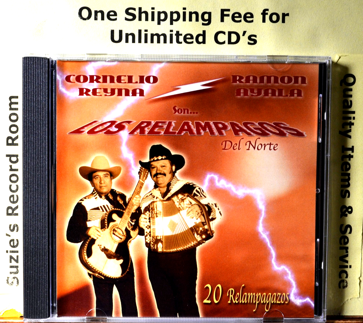 CD Ramon Ayala & Cornelio Reyna - Los Relampagos 20 Relampagozos