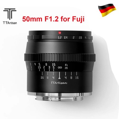 TT Artisan 50mm F1.2 APS-C Objektiv für Fuji schwarz（Gebrauchtes）