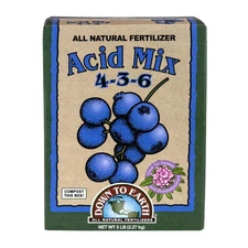 Down To Earth Organic Acid 4-3-6 All-Natural Fertilizer Mix, 5lbs