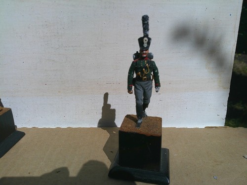 Stadden, Napoleonic Prussian Jager Silesian Rifleman, well painted metal 54mm DJ