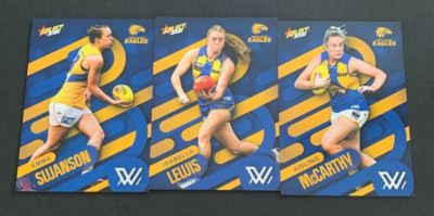 2022 Select Emma Swanson, Aisling McCarthy, Bella Lewis - West Coast Eagles AFLW