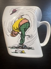 The Results of Over Swing Twisted Coffee Mug - Vintage 1991 Golf Gifts Inc.