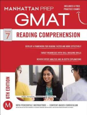 GMAT Reading Comprehension (Manhattan Prep GMAT Strategy Guides) - GOOD