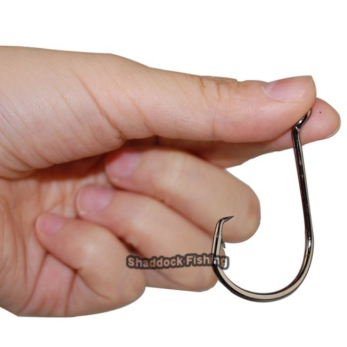 200pcs 2X Strong Offset Sport Circle Fishing Hooks 7384 Black Octopus Fish Hooks - Picture 9 of 42
