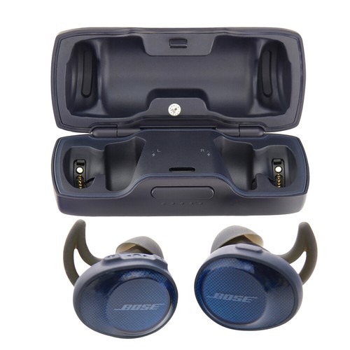 Bose SoundSport Free Wireless Headphones TWS Sports Bluetooth Mic Earphones  Blue | eBay