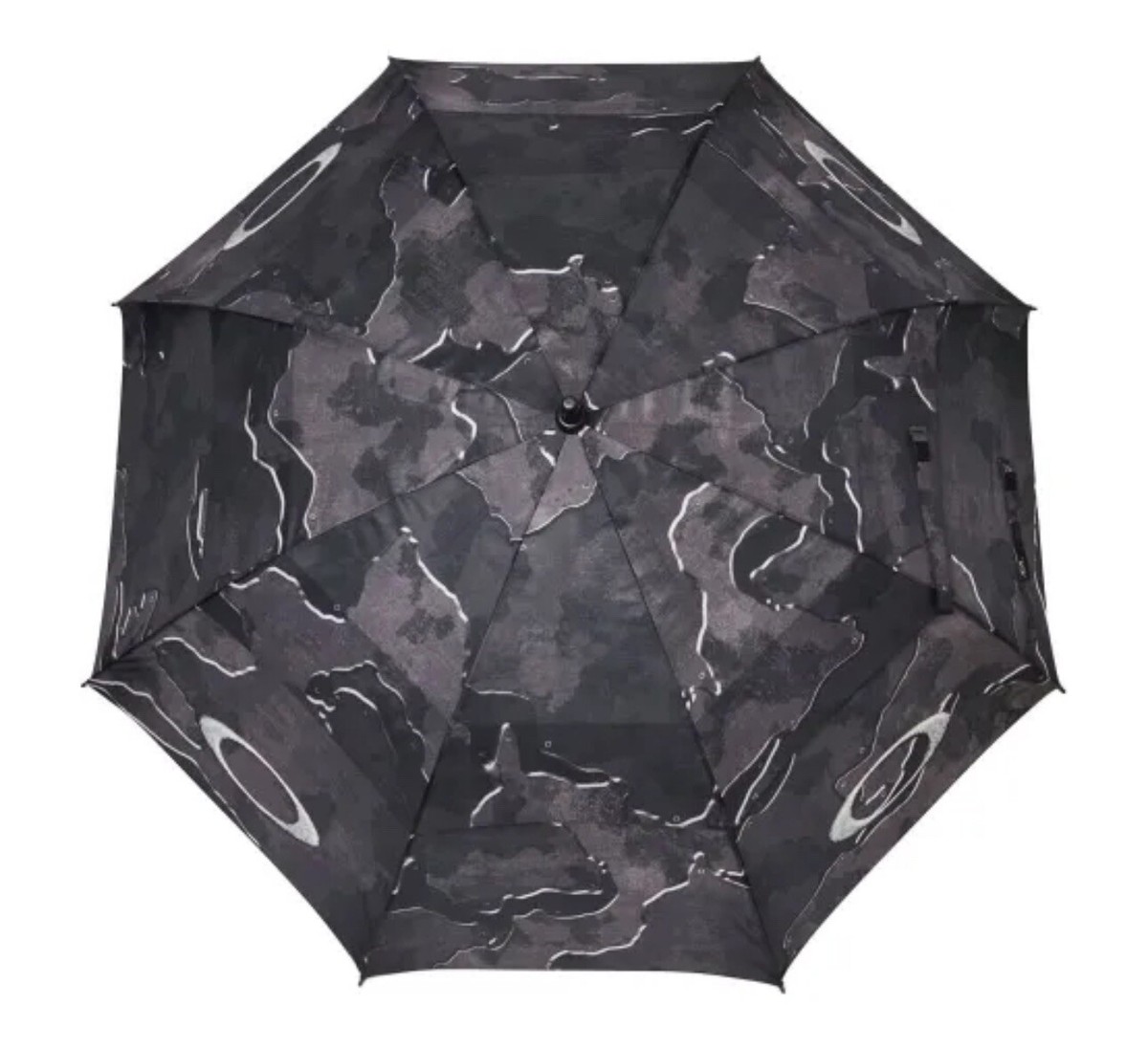 NEW OAKLEY METAL CAMO BLACK LIMITED WINDPROOF UMBRELLA 50
