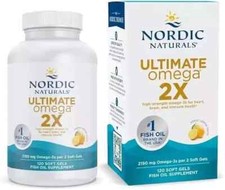 Nordic Naturals Ultimate Omega 2X - 2150mg Omega-3 Fish Oil, 120 ct. exp 2027