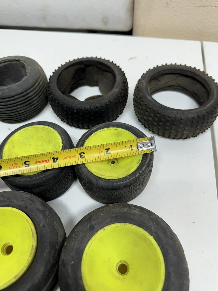 老式遥控卡车车轮 Proline Pro 95 Edge Hpi 批量轮胎 二手 — 第 3/4 张图片