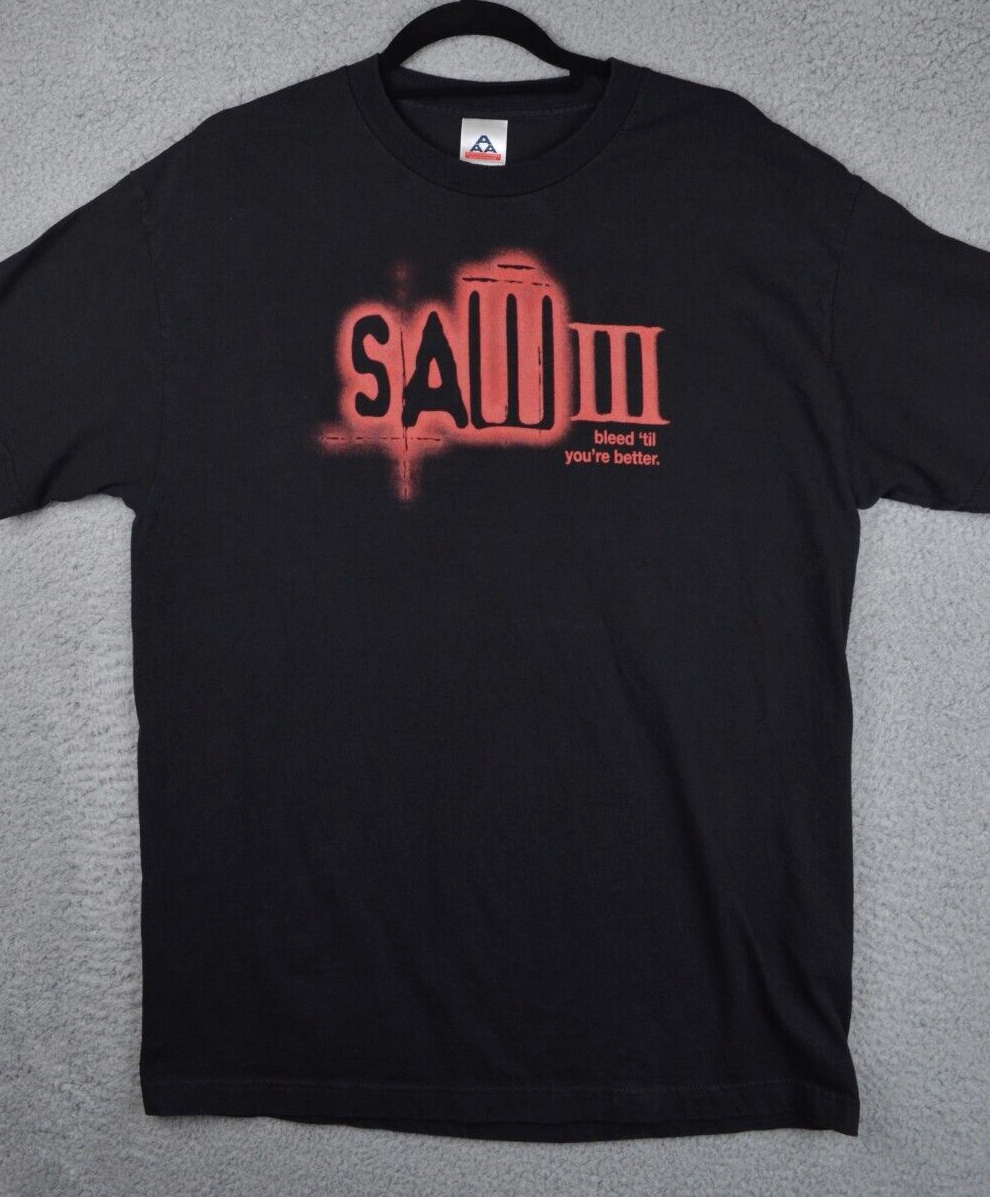 Saw 3 Bleed Til Youre Better Shirt Mens Large 41