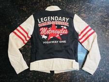 Vintage Harley Davidson Women&rsquo;s Legendary Cotton Motorcycle Jacket Size Medium