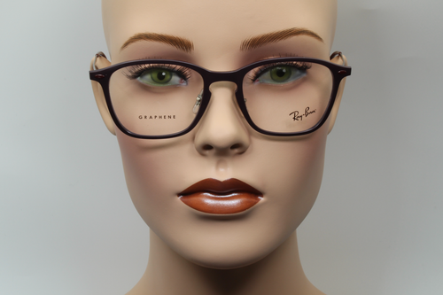 Ray Ban RB8955 8031 Unisex Square Glasses Frames Violet Graphene 51mm - Picture 9 of 12