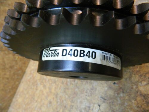 PIGNON 40 pas 40 dents alésage 5/8" MARTIN D40B40 SANS PORTE-CLÉS - Photo 2 sur 7
