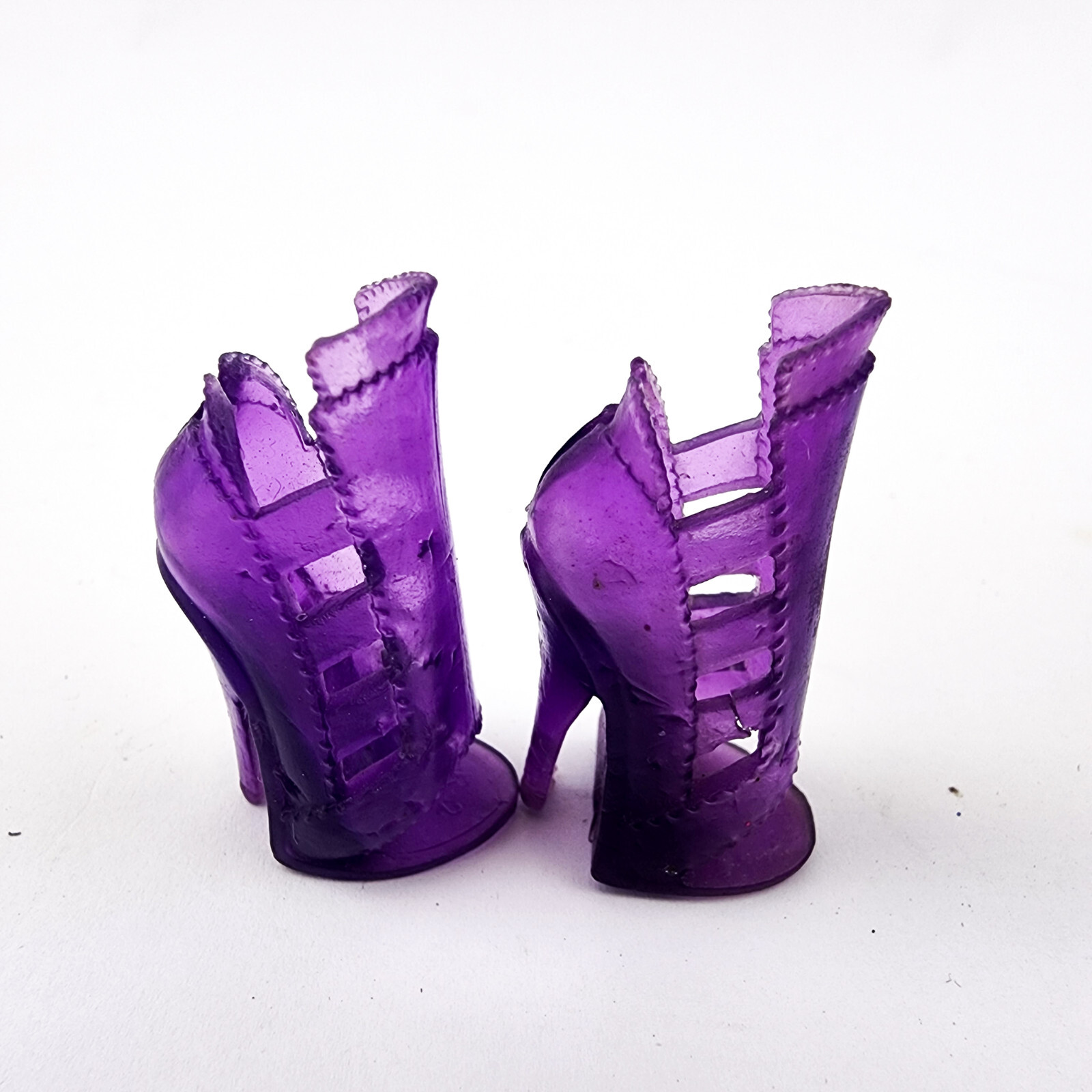 Monster High Abbey Bominable Purple High Heel Shoes Replacement Part 2012