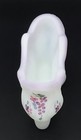 Fenton Art Glass Milk Glass Victorian Slipper Shoe Hand Painted Artist Signed 3" — photo 6