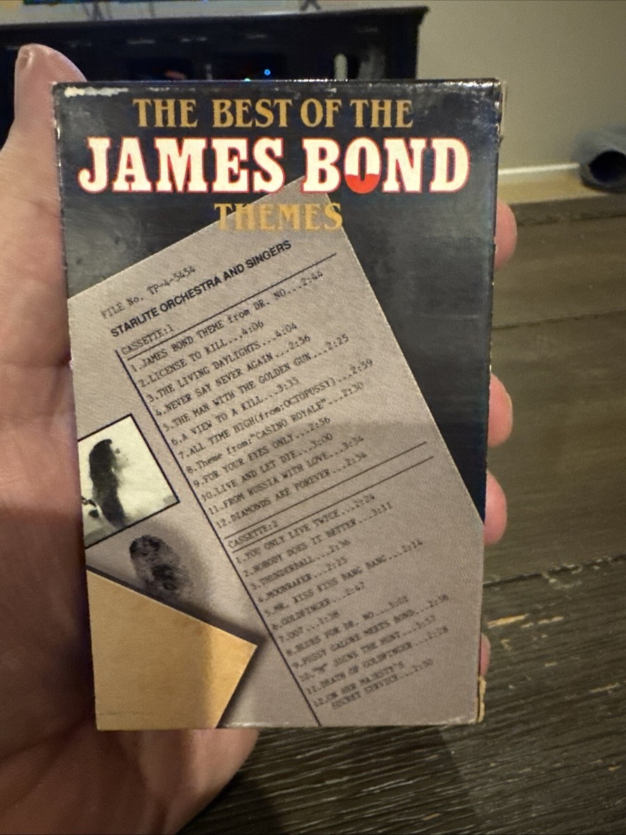 The Best Of The James Bond Themes Cassette Tapes 007 Volume 1 & 2