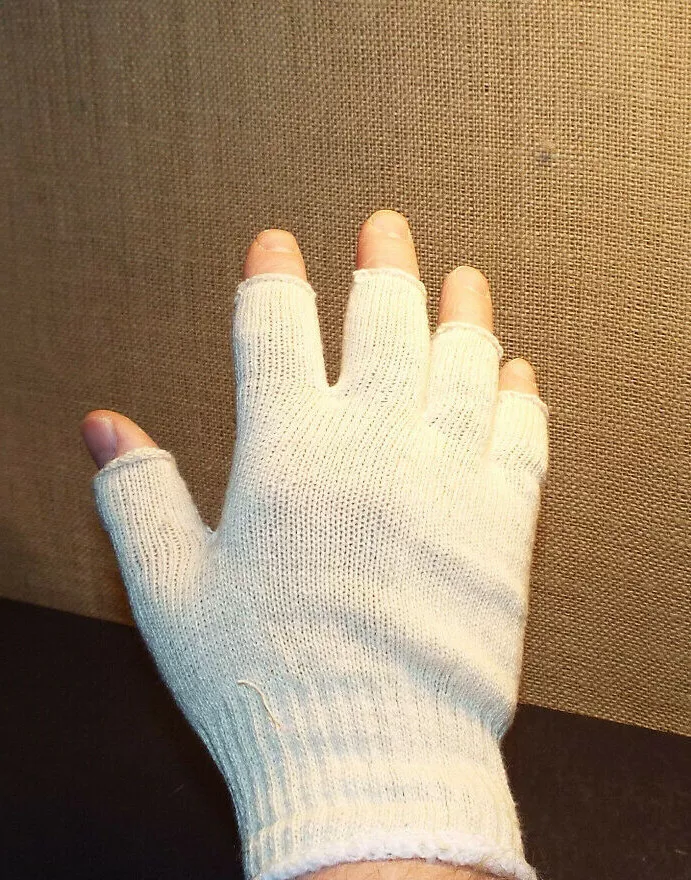 Polyester on sale fingerless gloves