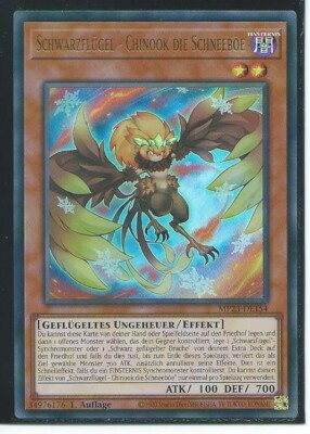 YU GI OH  SCHWARZFLÜGEL CHINOOK DIE SCHNEEBÖE MP23-DE154 ULTRA RARE 1.AUFLAGE