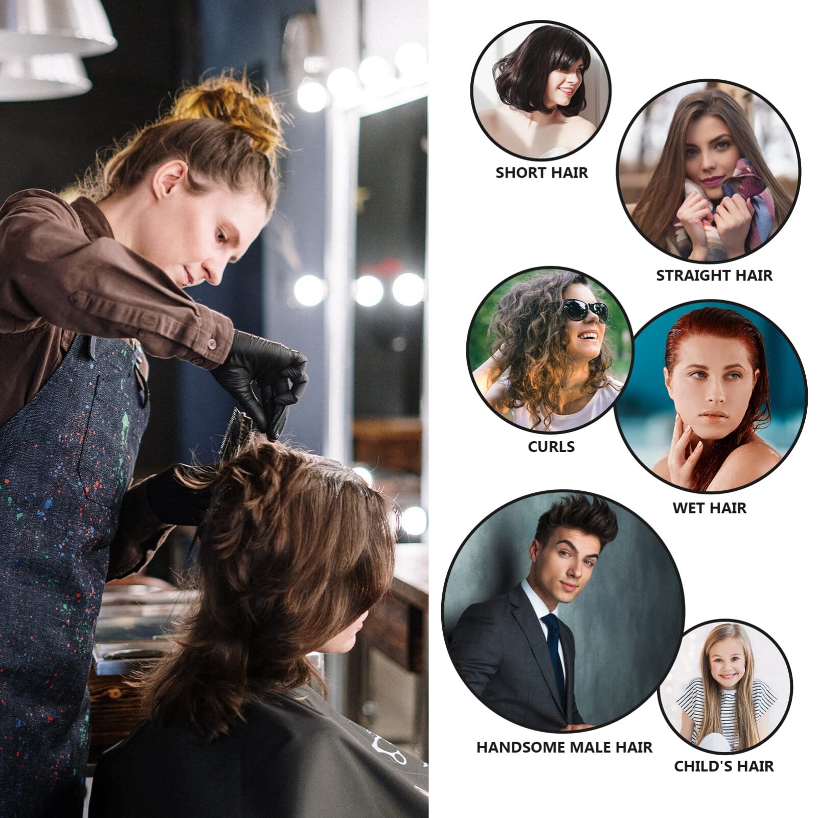 2 Pack Foldable Hair Brush Travel Hair Comb for Purse Compact Pocket Hair Brush