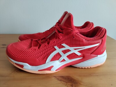 ASICS Court FF 3 Novak Low Fiery Red Men's Size 12 HC Tennis