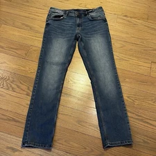 TPJ The Perfect Jean Slim Fit Jeans Mens Sz 36x34 Blue Stretch Medium Wash Denim