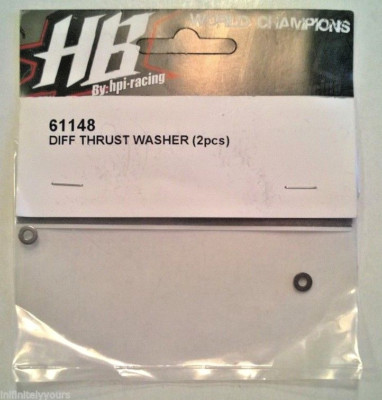 Hot Bodies HPI Differential Thrust Washer (2) 2.8x5.8x1mm 61148 Cyclone RC Part